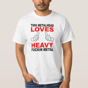 Dit Shirt van de Waarde van Metalhead