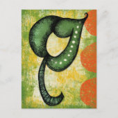 Dit singular Leaf Briefkaart (Voorkant)