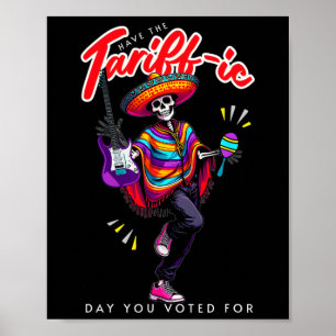 Dit tarief dat op hem stemt, anti-Trump tarieven z Poster