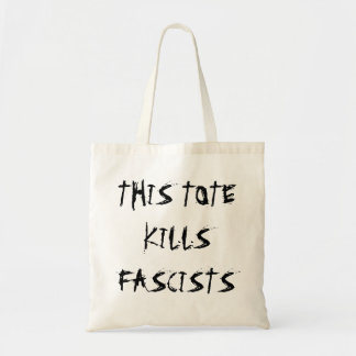 Dit Tas doodt fascistische Canvas tas