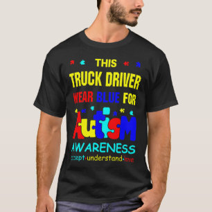 Dit vrachtwagenstuurprogramma Draag blauw voor aut T-shirt
