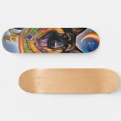 Dit wereldtrippy German Shepherd Skateboard (Horizontaal)