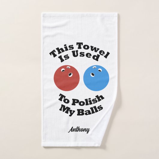 Dit wordt gebruikt om mijn ballen te polijsten leu handdoek (Handdoek)