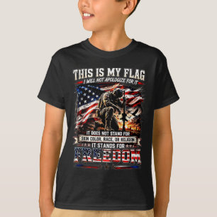 Dit Zal Niet Excuseren Voor N Is Vlag Niet T-shirt