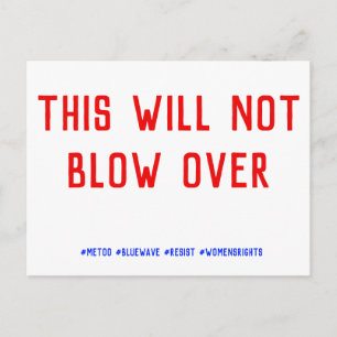 Dit zal niet overwaaien briefkaart