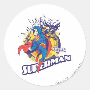 Dit ziet eruit als een taak voor � ronde sticker