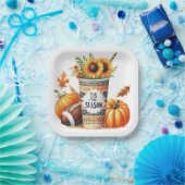 Dit zijn de Borden van het Seizoenpapier Papieren Bordje (Feest)