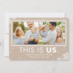 Dit zijn de Us Holiday-fotokaarten Feestdagenkaart