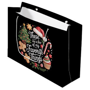 Dit zijn een aantal van mijn favoriete kerstdingen groot cadeauzakje