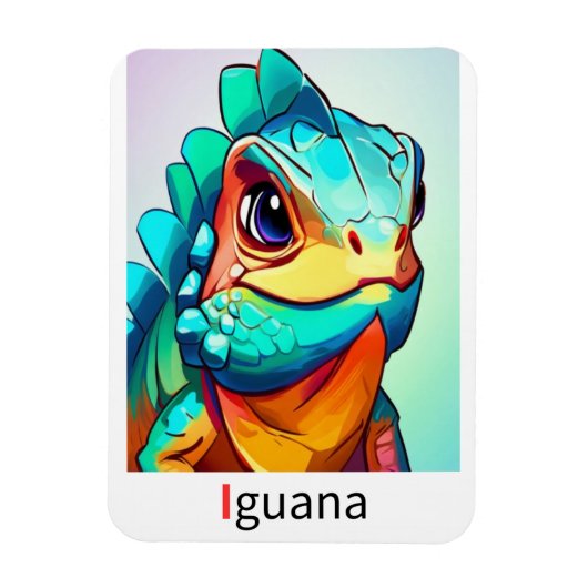 Dit zijn gekleurde alfabet flashcards. magneet (Verticaal)