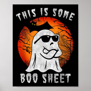 Dit zijn wat boekenblad Ghost Halloween kostuum Ma Poster
