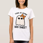 Dit zijn wat boekenblad Ghost Halloween kostuum Ma T-shirt (Voorkant)