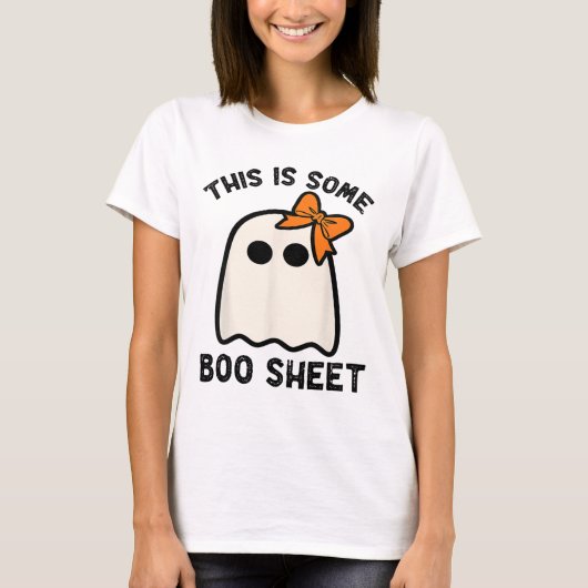 Dit zijn wat boekenblad Ghost Halloween kostuum Ma T-shirt (Voorkant)