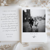 "Dit zijn wij" Foto Dank u kaart