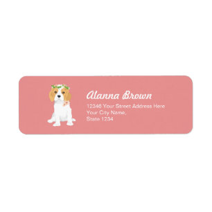 Dita de Blenheim Cavalier koning Charles Spaniel Etiket