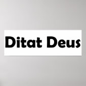 Ditat deus poster (Voorkant)