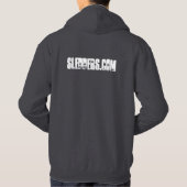 "Ditch Banger" Sledders.com Gray Hoodie (Achterkant)