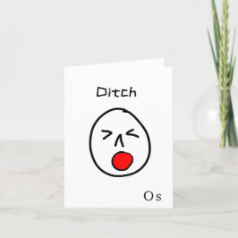 Ditch card feestdagen kaart