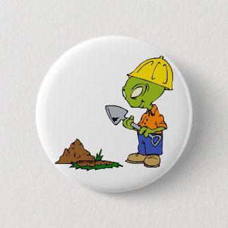 Ditch Digger Alien Ronde Button 5,7 Cm