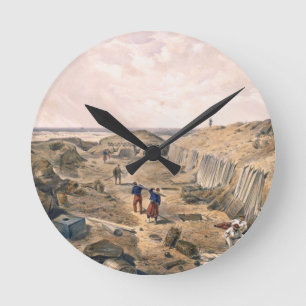 Ditch of the Bastion du Mat, bord uit 'The Seat' Ronde Klok