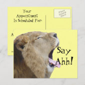 Dites Ahh ! Cartes postales du patient (Devant / Derrière)