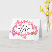 Dites "Aloha" avec la carte vierge de note de Lei (Fleur jaune)