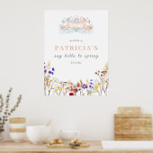 Dites Bonjour Au Printemps Affiche de bienvenue An (Cuisine)