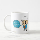 Dites la tasse de garçon de Bismillah (Gauche)