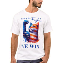 Dites-le à mon visage Chat Lady Kamala Tshirt USA