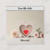 Dites-Le Avec Des Cartes D'Invitations Mariées Sty (Dos)