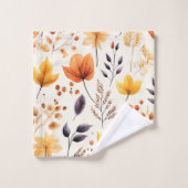 Dites-le avec des feuilles d'automne 2 - (Gant de toilette)