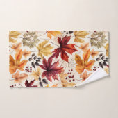 Dites-le avec des feuilles d'automne 3 - (Serviette à main)