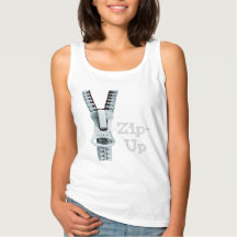 Dites-le avec son T-shirt Zip-Up White Grey Par Za