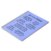 Dites-le dans le carnet Yiddish (Côté gauche)