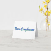 Dites-le dans les cartes italiennes (Fleur jaune)