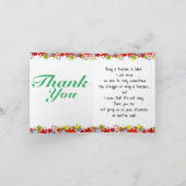 Dites merci à l'enseignant Carte de voeux (Intérieur)