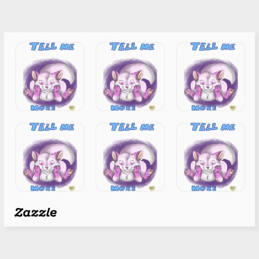 Dites-moi plus Sticker (Feuille)