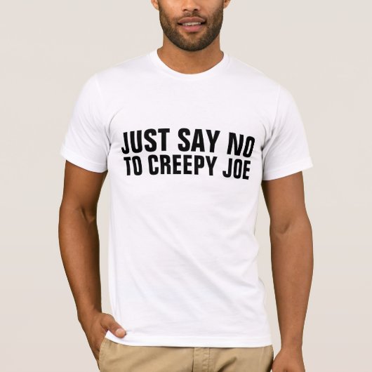 DITES NON À DÉPLAISANT JOE T-SHIRTS (Devant)