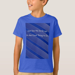 Dites non à la drogue T-shirt pour enfants