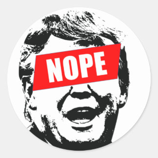 Dites "Non" à Trump Sticker