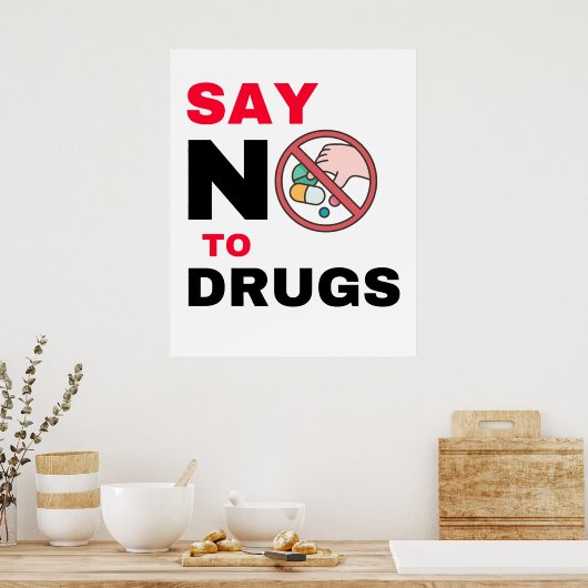 Dites Non Aux Posters De Drogues (Cuisine)