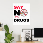 Dites Non Aux Posters De Drogues (Bureau à domicile)