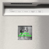 "Dites non aux tests sur les animaux" aimant Beagl (In Situ (Lave-vaisselle))