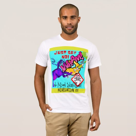 dites non ! cheval bottant T-shirt (Devant entier)