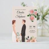 Dites "Oui" avec notre invitation de mariage excep (Debout devant)