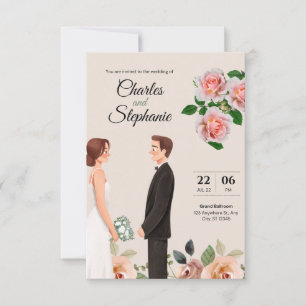 Dites "Oui" avec Notre Invitation de Mariage Excep