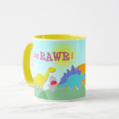 Dites Rawr ! Tasse nommée de dinosaures (Devant gauche)