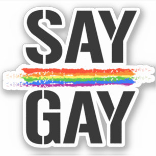 Dites Sticker Gay