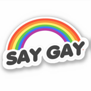 Dites Sticker Gay