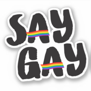 Dites Sticker Gay